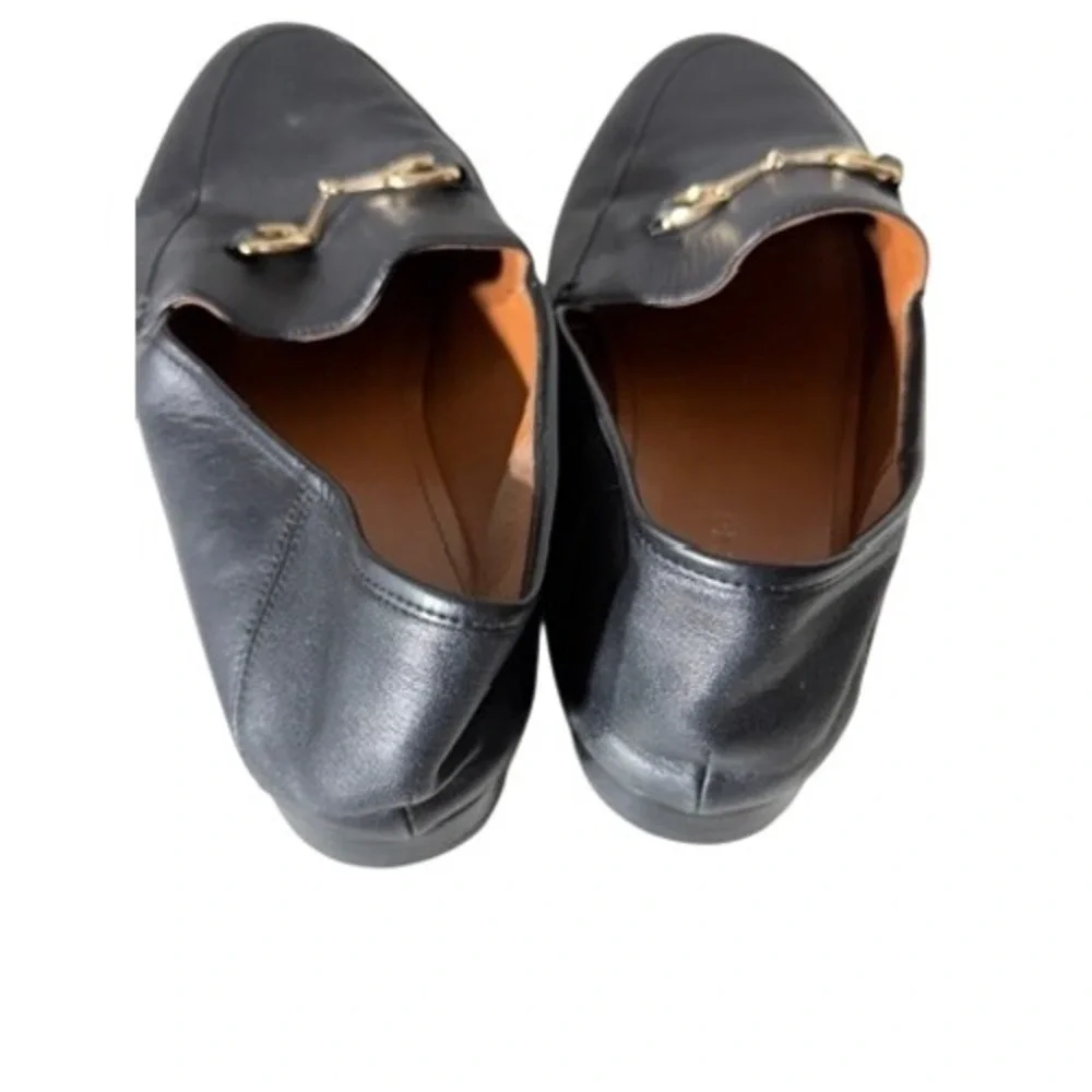 Coach Haley Horsebit Loafers Black Leather Gold Hardware FG3110 Womens 11B